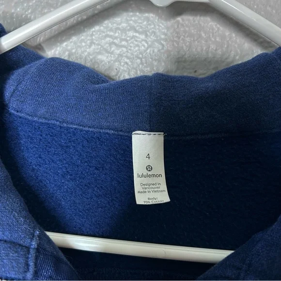 LULULEMON SCUBA HOODIE HEATHERED HERO BLUE JACKET - Picture 6 of 9